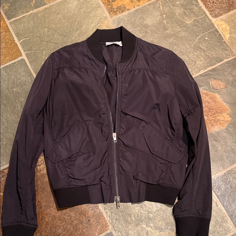 Black Vince Bomber Jacket
